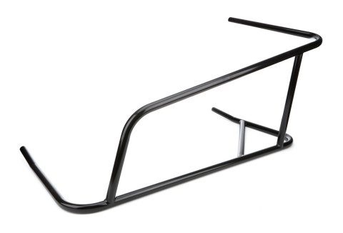 Nerf Bar - Battle Bar - Driver Side - 3 Point - 1 in Tube - Stainless - Black Powder Coat - Sprint Car - Each