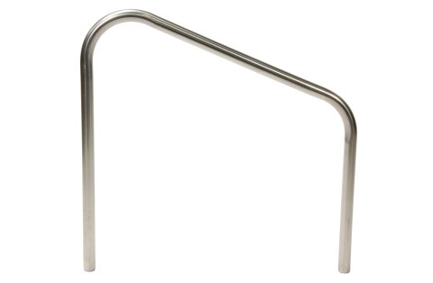 Nerf Bar - Ultra-Light - Passenger Side - 2 Point - 1 in Tube - Stainless - Natural - Sprint Car - Each