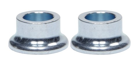 Tapered Spacer - 1/2 in ID - 1/2 in Thick - Steel - Zinc Oxide - Universal - Pair