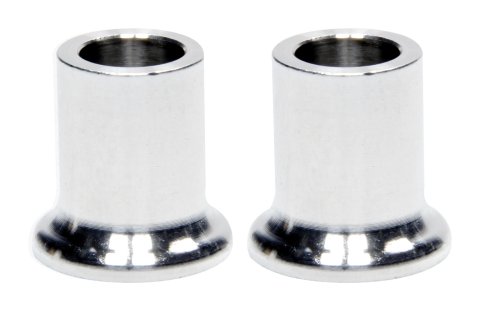 Tapered Spacer - 1/2 in ID - 1 in Thick - Aluminum - Natural - Universal - Pair