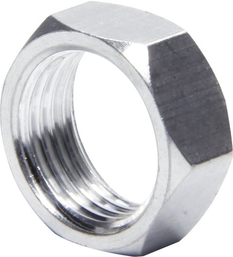 Jam Nut - Thin OD - 5/8-18 in Right Hand Thread - 1/4 in Thick - Aluminum - Natural - Set of 4