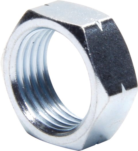 Jam Nut - Thin OD - 5/8-18 in Left Hand Thread - 1/4 in Thick - Steel - Zinc Oxide - Set of 4