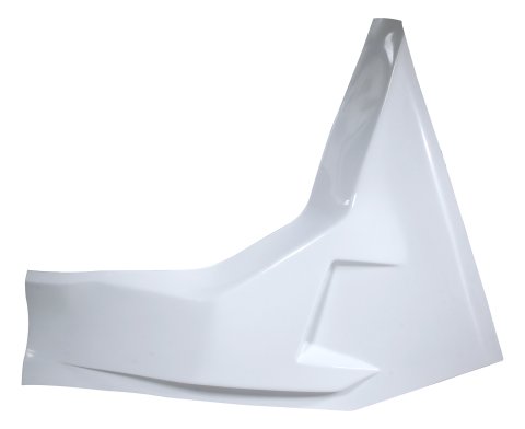 Arm Guard - Driver Side - Fiberglass - White - Ti22 Sprint Car - Each