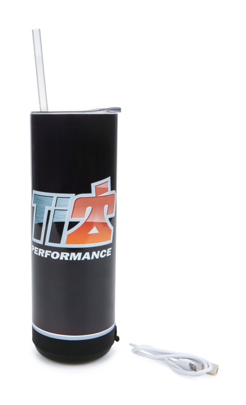 Drinking Tumbler - Built-In Speaker - Ti22 Logo - 20 oz - Stainless - Black - Each