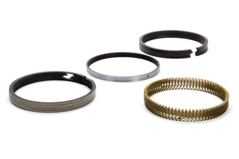 Piston Rings - Classic Race - 4.165 in Bore - File Fit - 1/16 x 1/16 x 3/16 in Thick - Standard Tension - Ductile Iron - Plasma Moly - 8-Cylinder - Kit