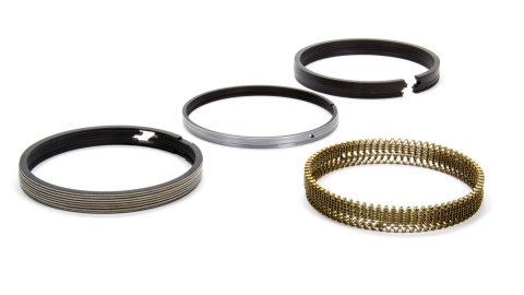 Piston Rings - Classic Race - 4.195 in Bore - File Fit - 1/16 x 1/16 x 3/16 in Thick - Standard Tension - Ductile Iron - Plasma Moly - 8-Cylinder - Kit