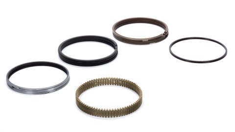 Piston Rings - Maxseal Gold - Gapless - 4.030 in Bore - File Fit - 1.5 x 1.5 x 3.0 mm Thick - Low Tension - Ductile Iron - Natural - 8-Cylinder - Kit