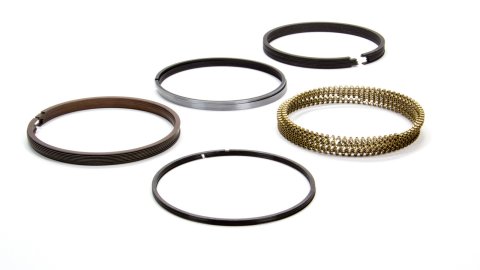 Piston Rings - Maxseal Gold - Gapless Top Ring - 4.185 in Bore - File Fit - 0.043 in x 0.043 in x 3.0 mm Thick - Low Tension - Ductile Iron - Natural - 8-Cylinder - Kit