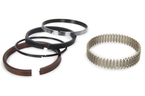 Piston Rings - Maxseal Gold - Gapless Top Ring - 4.500 in Bore - File Fit - 1/16 x 1/16 x 3/16 in Thick - Low Tension - Ductile Iron - Natural - 8-Cylinder - Kit