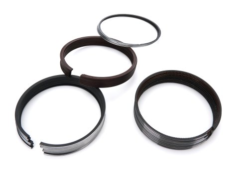Piston Rings - Street - 3.886 in Bore - 2.5 mm x 2.0 mm in x 3.0 mm Thick - Standard Tension - Steel - Ford Powerstroke - Kit