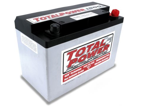 Battery - Racing - AGM - 12V - 790 Cranking amps - Threaded Terminals - 9.875 in L x 6.875 in H x 5.25 in W - Each