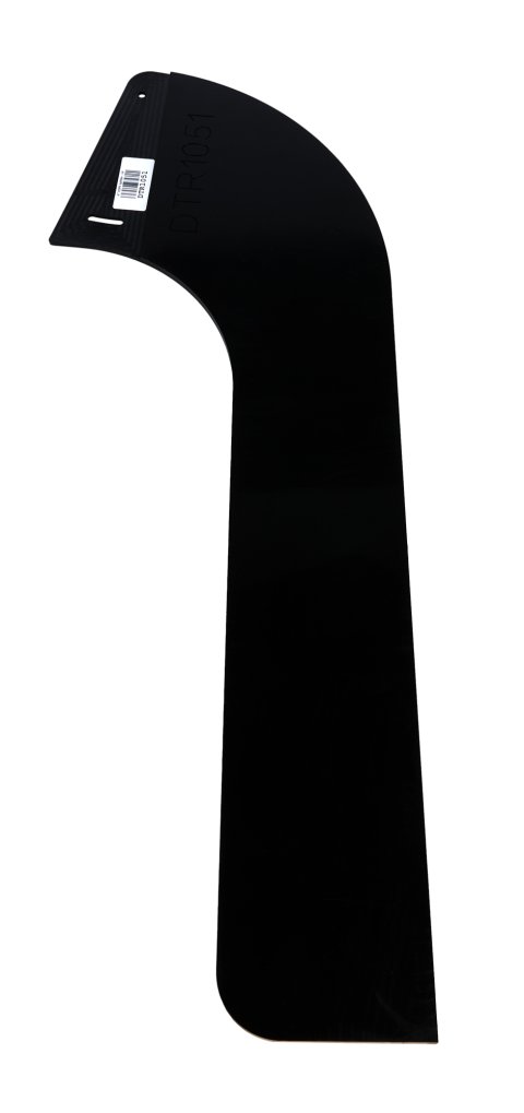 Air Valance - Outlaw - 1-Piece - Driver Side - Plastic - Black - Asphalt Late Model - Each
