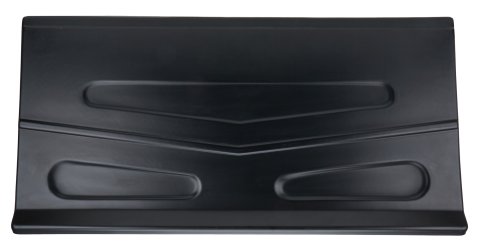 Nose - Center - Plastic - Black - Mini Wedge - Each