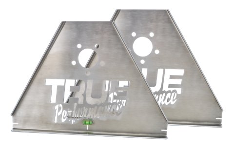 Toe-In Plates - Aluminum - Natural - 5x5 - Pair