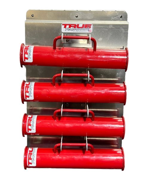 Air Jack Stand Holder - 4 Stand Capacity - Wall Mount - Aluminum - Natural - Each