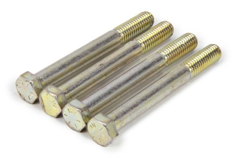 Bolt - 7/16-14 in Thread - 4 in Long - Hex Head - Grade 8 - Steel - Cadmium - Ford Block - Engine Stand - Set of 4
