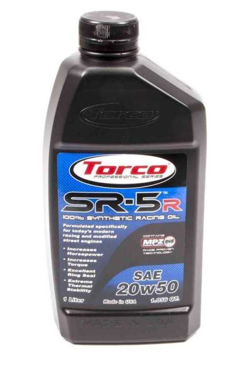 Motor Oil - SR-5R - 20W50 - Synthetic - 1 L Bottle - Each