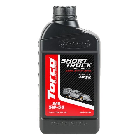 Motor Oil - Short Track Racing Oil - 5W50 - Synthetic - 1 L Bottle - Each