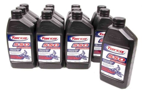 2 Stroke Oil - SSO - Snowmobile - Super Cold Flow - Smokeless - Synthetic - 1 L Bottle - Set of 12