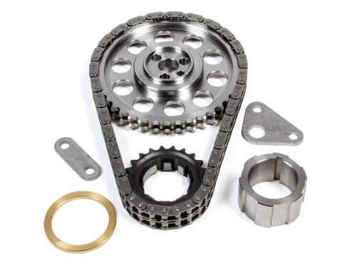 Timing Chain Set - Double Roller - Keyway Adjustable - Hardware included - Steel - GM LS-Series - Kit