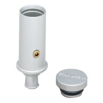 Oil Filler Extension - Push-In - Cap - Aluminum - Natural - Small Block Ford - Kit