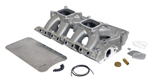 Intake Manifold - R-Series - Dual Square Bore - Single Plane - Aluminum - Natural - Ford FE-Series - Kit