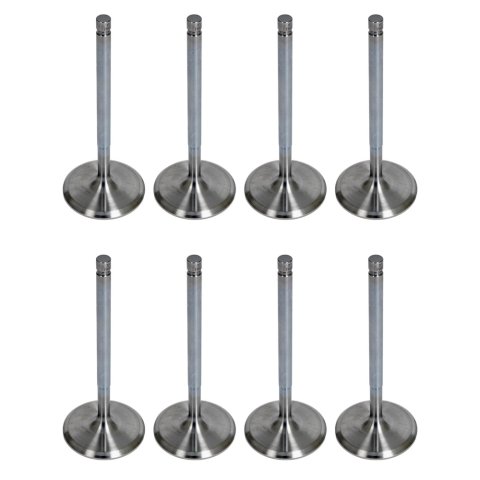 Intake Valve - 2.190 in Head - 11/32 in Valve Stem - 5.500 in Long - Steel - Big Block Ford - Set of 8