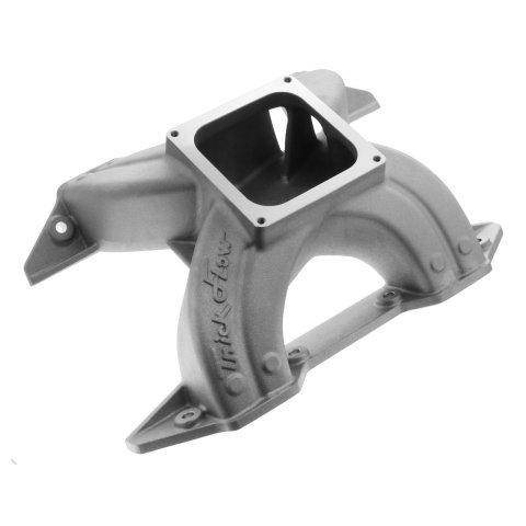 Intake Manifold - R-Series - Dominator Flange - Single Plane - Aluminum - Natural - Mopar RB-Series - Each