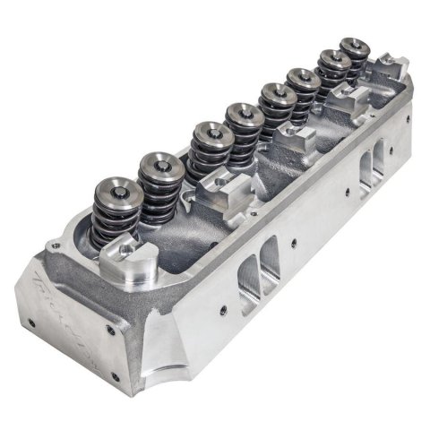 Cylinder Head - PowerPort - Assembled - 2.190 / 1.760 in Valves - 240 cc Intake - 78 cc Chamber - 1.550 in Springs - Aluminum - Mopar B / RB-Series - Each