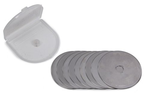 Tire Groover Blade - Ring Blade - 1/8 in Deep Cut - Steel - Natural - Trick Race Parts Ultimate Siper - Set of 10