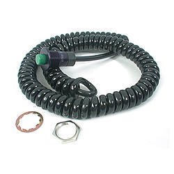 Push Button Switch - Spiral Coiled Cord - Each