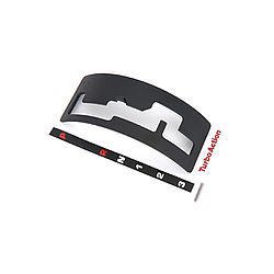 Shifter Gate Plate - Reverse Pattern - Steel - Black Powder Coat - Turbo Action Cheetah SCS Shifter - TH350 / TH400 - Each