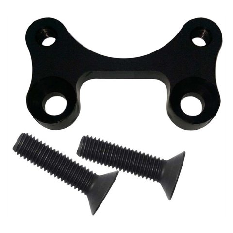 Brake Caliper Bracket - Front - Aluminum - Black Anodized - XB Rotors / Calipers - Mini Sprint - Each