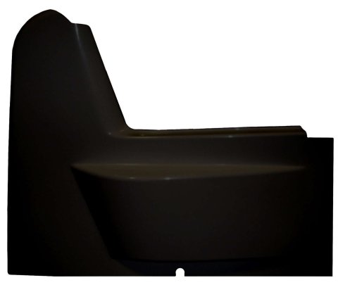 Arm Guard - Passenger Side - Wedge - Fiberglass - Black - Triple X Micro / Mini - Each