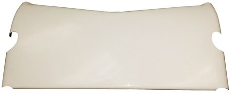 Sun Visor - Fiberglass - White - Triple X Mini-Sprint - Each