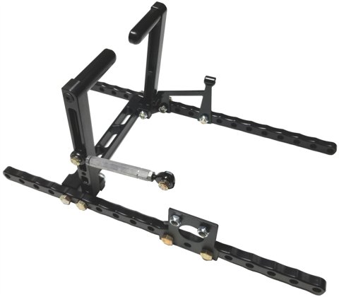 Pedal Assembly - Throttle / Brake - Frame Mount - Aluminum - Black Powder Coat - Triple X 600 Mini Sprint - Kit