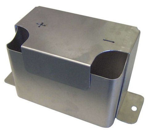 Battery Box - 6.5 in Length x 4 in Wide x 4 in Height - Aluminum - Natural - Triple X 600 Triple X Micro / Mini - Each