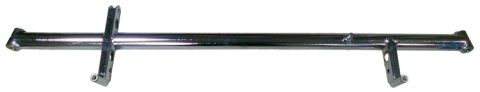 Front Axle Assembly - 1.5 in OD - 39.5 in Wide - 10 Degree Front Spindles - Chromoly - Chrome - Torsion Bar - Mini Sprint - Each