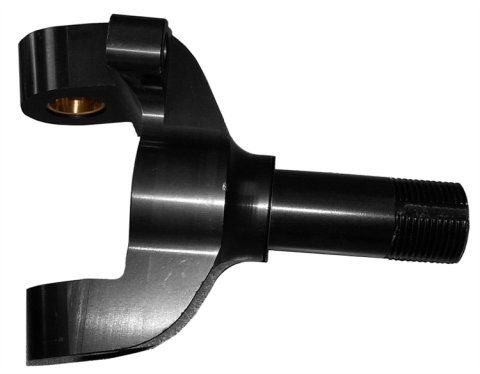 Spindle - Aluminum - Black Anodized - Front - Tall Boss - Mini Sprint - Each