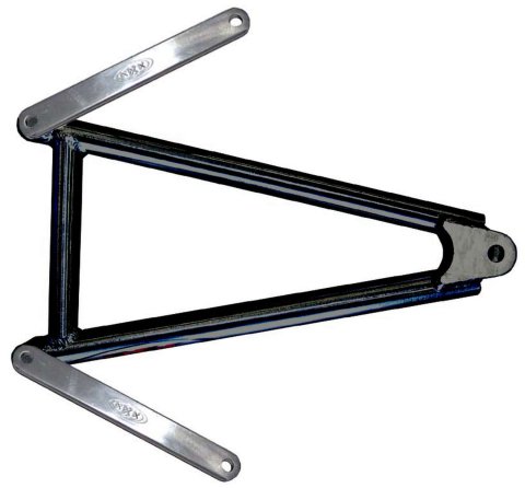 Jacobs Ladder - 10.25 in Long - Hardware / Straps - Chromoly - Black Powder Coat - Triple X Micro / Mini - Kit