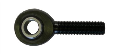 Rod End - Spherical - 3/8 in Bore - 3/8-24 in Left Hand Male Thread - Aluminum - Black Anodized - Triple X Micro / Mini - Each