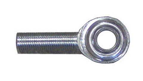Rod End - Spherical - 3/8 in Bore - 3/8-24 Right Hand Male Thread - Steel - Nickel Plated - Triple X Micro / Mini - Each