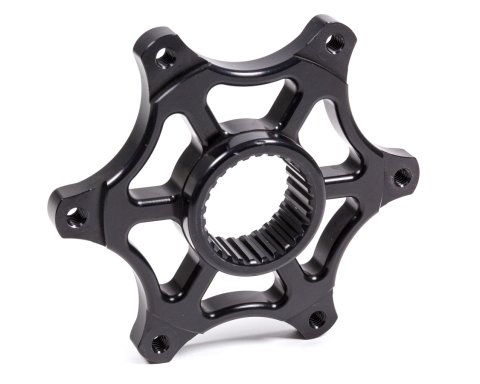 Brake and Sprocket Hub - 1-3/4 in Axle - 5/16 in Mounting Holes - Triple X Micro / Mini - Aluminum - Black Anodized - Each