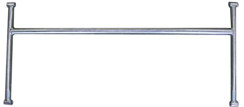 Wing Post - Top - 25 in Wide - 11 in Tall - 0.625 in OD - Sliders Included - Chromoly - Chrome - Triple X Micro / Mini - Kit