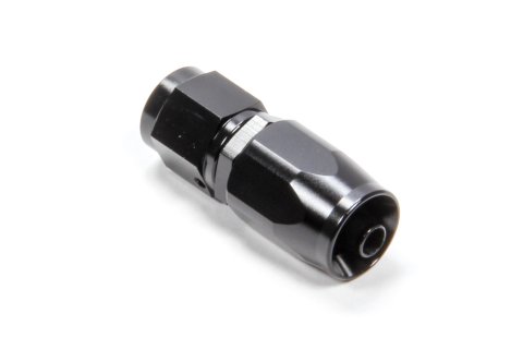 Fitting - Hose End - Straight - 4 AN Hose to 4 AN Female - Aluminum - Black Anodized - Each