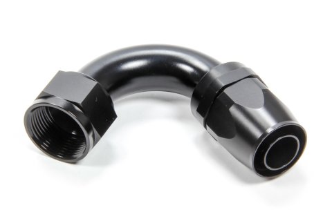 Fitting - Hose End - 120 Degree - 16 AN Hose to 16 AN Female - Swivel - Aluminum - Black Anodized - Each
