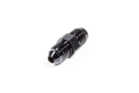 Fitting - Adapter - Straight - 4 AN Male to 4 AN Male - Aluminum - Black Anodized - Each