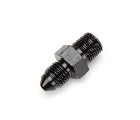 Fitting - Adapter - Straight - 3 AN Male to 1/8 in NPT Male - Aluminum - Blue Anodized - Each