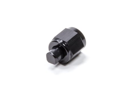 Fitting - Cap - 4 AN - Aluminum - Black Anodized - Each