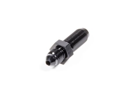 Fitting - Bulkhead - Straight - 3 AN Male to 3 AN Male Bulkhead - Aluminum - Black Anodized - Each
